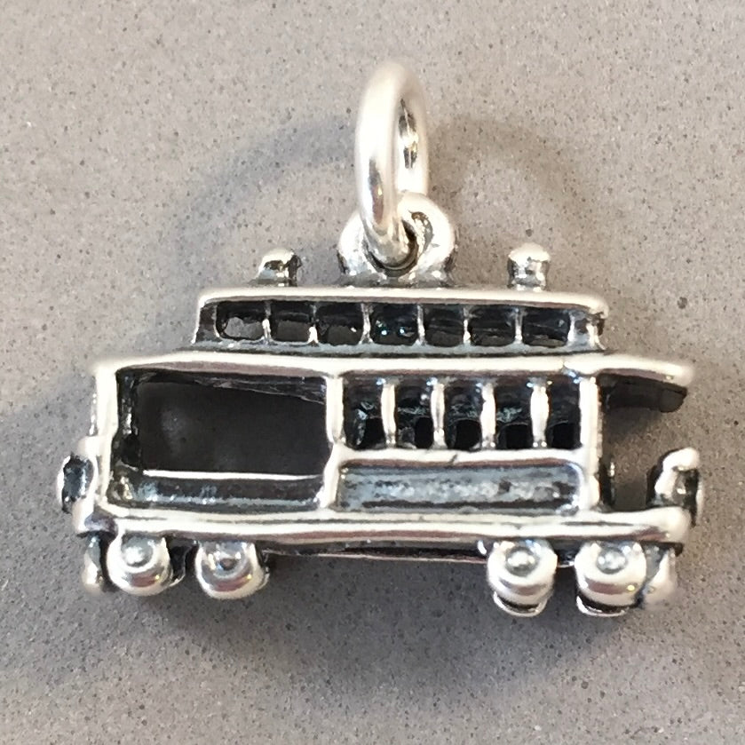  925 Sterling Silver 3D Airstream Travel Trailer Charm