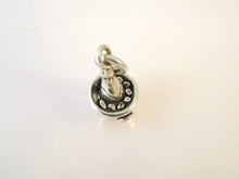 Load image into Gallery viewer, Sale! CHAMPAGNE BOTTLE IN ICE BUCKET .925 Sterling Silver 3-D Charm Pendant Bubbly Sparking Wine New Years SL22M