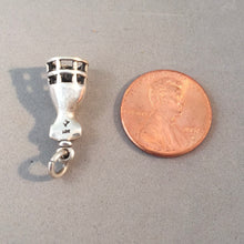 Load image into Gallery viewer, Sale! DRESS FORM .925 Sterling Silver Charm Pendant Seamstress Mannequin Fashion SL73J