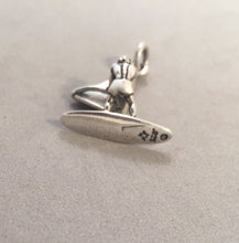 Load image into Gallery viewer, Sale! WIND SURFER .925 Sterling Silver 3-D Charm Pendant SL79N