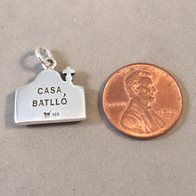 Load image into Gallery viewer, CASA BATLLO .925 Sterling Silver Charm Pendant Gaudi House Barcelona Spain Travel Souvenir TP31