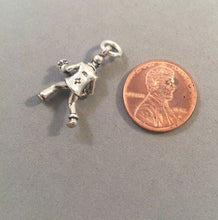 Load image into Gallery viewer, Sale! GUITAR PLAYER .925 Sterling Silver Charm Pendant Musician Bass Band SL76G