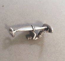 Load image into Gallery viewer, Sale! WIND SURFER .925 Sterling Silver 3-D Charm Pendant SL79N
