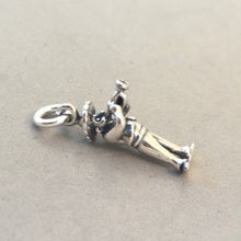 Load image into Gallery viewer, MARIACHI HORN PLAYER .925 Sterling Silver 3-D Charm Pendant Music Instrument Mexico Band FM05