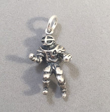 Load image into Gallery viewer, Sale! FOOTBALL PLAYER .925 Sterling Silver Charm Pendant SL31O