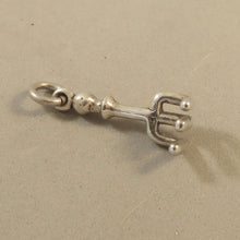 Load image into Gallery viewer, Sale! HAND RAKE .925 Sterling Silver 3-D Charm Tool Gardening SL17J