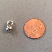 Load image into Gallery viewer, BASEBALL/SOFTBALL Tiny .925 Sterling Silver 3-D Charm Pendant Player Sports SH06