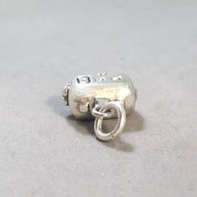 Load image into Gallery viewer, Airstream Style TRAVEL TRAILER .925 Sterling Silver Charm Pendant Canned Ham VH08