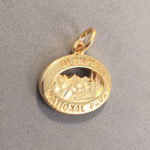 Load image into Gallery viewer, OLYMPIC Gold Plated .925 Sterling Silver Charm Pendant National Park Travel NP50G