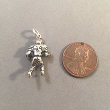 Load image into Gallery viewer, Sale! FOOTBALL PLAYER .925 Sterling Silver Charm Pendant SL31O