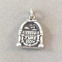 Load image into Gallery viewer, Sale! JUKE BOX .925 Sterling Silver 3-D Charm Pendant Diner Music SL76J