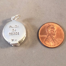 Load image into Gallery viewer, PLAZA DE TOROS .925 Sterling Silver Charm Pendant Ronda Spain Bullring Europe Travel Souvenir TP27