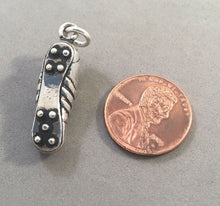 Load image into Gallery viewer, Sale! CLEAT Heavy .925 Sterling Silver 3-D Charm Pendant Sports SL31B
