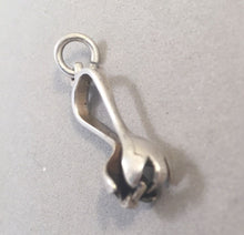 Load image into Gallery viewer, Sale! TONGS .925 Sterling Silver Charm Pendant Ice Salad Kitchen Bar SL26U
