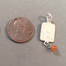 Load image into Gallery viewer, TREE Orange Kevin-N-Anna Studios Epoxy .950 Sterling Silver Charm Pendant Handmade KA17