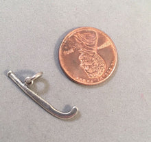 Load image into Gallery viewer, Sale! HOCKEY STICK .925 Sterling Silver 3-D Charm Pendant Winter Sport SL79I