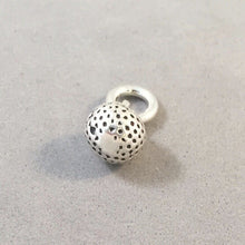 Load image into Gallery viewer, Sale! GOLF BALL Tiny .925 Sterling Silver 3-D Charm Pendant SL78J