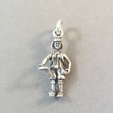 Load image into Gallery viewer, HIKER with map .925 Sterling Silver Charm Pendant Girl Backpacker RP05