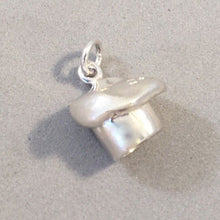 Load image into Gallery viewer, Sale! CHEF HAT .925 Sterling Silver Charm Pendant Cook Restaurant Kitchen New KT187