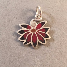 Load image into Gallery viewer, LOTUS Kevin-N-Anna Studios Epoxy .950 Sterling Silver Charm Pendant Flower Handmade KA01