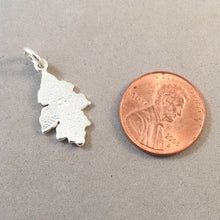 Load image into Gallery viewer, OAK LEAF Yellow Enamel .925 Sterling Silver Charm Pendant Tree Garden GT09