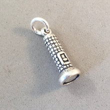 Load image into Gallery viewer, FLASHLIGHT .925 Sterling Silver 3-D Charm Pendant Camping Camp SC07