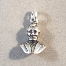 Load image into Gallery viewer, ABRAHAM LINCOLN BUST .925 Sterling Silver Charm Pendant President Washington DC Ford's Theater AH11