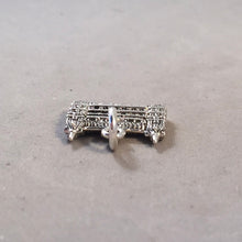 Load image into Gallery viewer, ALCAZAR DE TOLEDO .925 Sterling Silver Charm Pendant Spain Europe Fortress Castle Landmark Travel Souvenir TP37