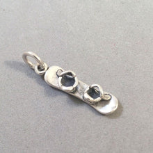 Load image into Gallery viewer, Sale! SNOWBOARD.925 Sterling Silver 3-D Charm Pendant Winter Snow Sport SL79B