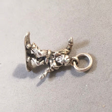 Load image into Gallery viewer, SNOWBOARDER .925 Sterling Silver 3-D Charm Pendant Winter Snow Sport WT02
