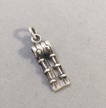 Load image into Gallery viewer, SLED or TOB0GGAN .925 Sterling Silver Charm Winter Snow New WT04