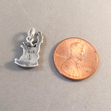 Load image into Gallery viewer, STATUE of LIBERTY BUST .925 Sterling Silver Charm Pendant New York City BA03