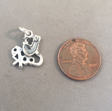 Load image into Gallery viewer, Sale! I LOVE To COOK .925 Sterling Silver Charm Pendant Heart Chef Hat Kitchen SL22C
