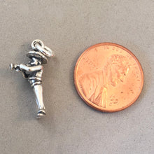 Load image into Gallery viewer, MARIACHI HORN PLAYER .925 Sterling Silver 3-D Charm Pendant Music Instrument Mexico Band FM05