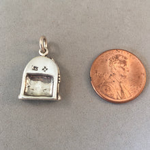 Load image into Gallery viewer, Sale! JUKE BOX .925 Sterling Silver 3-D Charm Pendant Diner Music SL76J