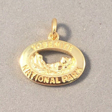 Load image into Gallery viewer, YOSEMITE Gold Plated .925 Sterling Silver Charm Pendant National Park Travel NP66G