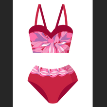 Load image into Gallery viewer, BIKINI .925 Sterling Silver 3-D Charm Pendant Swimsuit Bathing Suit Bra/Underwear Beach du26