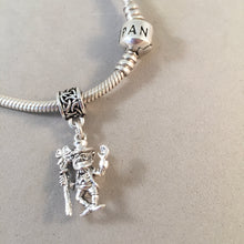 Load image into Gallery viewer, Celtic Trinity Knot CONVERTER BEAD For Charm Bracelet .925 Sterling Silver Works for Pandora, European and many Bangle style bracelets FD11