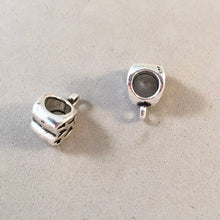 Load image into Gallery viewer, Hearts CONVERTER BEAD For Charm Bracelet .925 Sterling Silver Works for Pandora, European and many Bangle style bracelets FD12