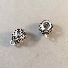 Load image into Gallery viewer, Open Chain Link Ball CONVERTER BEAD For Charm Bracelet .925 Sterling Silver Works for Pandora, European & many Bangle style bracelets FD14