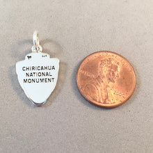 Load image into Gallery viewer, CHIRICAHUA .925 Sterling Silver Charm Pendant National Monument Park Arizona NA13