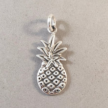 Load image into Gallery viewer, PINEAPPLE Detailed .925 Sterling Silver Charm Pendant Fruit Food Kitchen Hawaii  Florida Costa Rica KT74