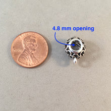 Load image into Gallery viewer, Open Chain Link Ball CONVERTER BEAD For Charm Bracelet .925 Sterling Silver Works for Pandora, European & many Bangle style bracelets FD14