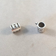 Load image into Gallery viewer, Wire Wrap Motif CONVERTER BEAD For Charm Bracelet .925 Sterling Silver Works for Pandora, European & many Bangle style bracelets FD10