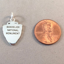 Load image into Gallery viewer, BANDELIER .925 Sterling Silver Charm Pendant National Monument Park New Mexico NA11