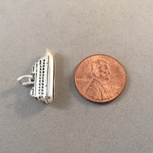 Load image into Gallery viewer, CRUISE SHIP .925 Sterling Silver 3-D Charm Pendant Boat Ocean Liner Alaska Caribbean Cruising NT23