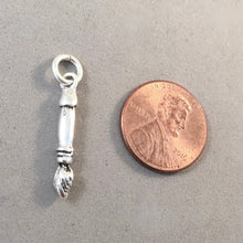 Load image into Gallery viewer, ARTIST'S PAINTBRUSH .925 Sterling Silver 3-D Charm Pendant Paint Painting Art Brush HB04