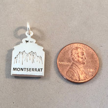 Load image into Gallery viewer, MONTSERRAT .925 Sterling Silver Charm Pendant Santa Maria Abbey Church Mountain Barcelona Spain Europe Landmark Travel Souvenir TP40