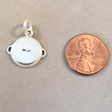 Load image into Gallery viewer, PAELLA .925 Sterling Silver Charm Pendant Barcelona Madrid Granada Seville Spain Seafood Pan Souvenir KT73