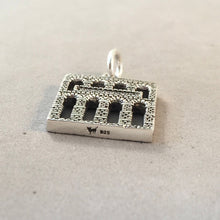 Load image into Gallery viewer, AQUEDUCT DE SEGOVIA .925 Sterling Silver Charm Pendant Spain Europe Landmark Travel Souvenir New TP30